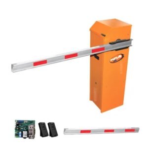 Cancela Automática Ppa Barrier Estacionamento Laranja 6m