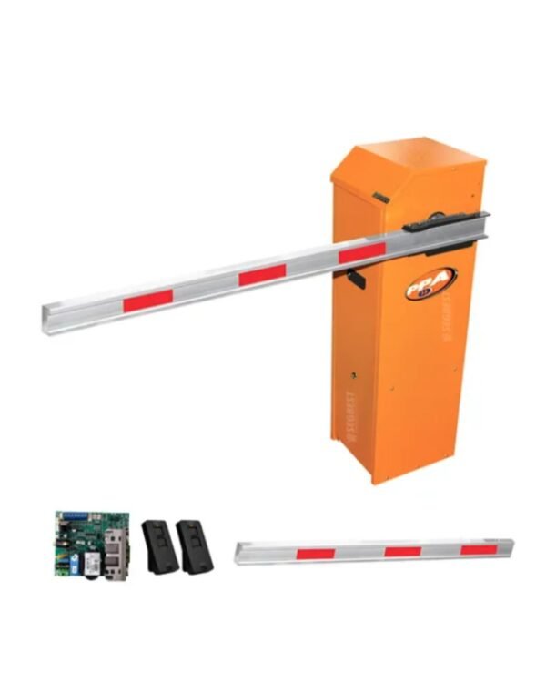 Cancela Automática Ppa Barrier Estacionamento Laranja 6m
