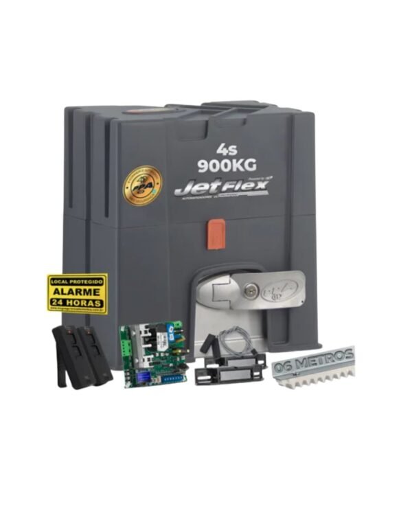 Kit Motor Portão Ppa Dz Condominium 900 3/4hp Jetflex 6m Z17