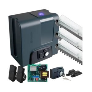 Kit Motor Portão Rossi Nano Nitro 127/220v 3,5m Cremalheira