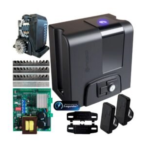 Motor Deslizante 400kg 3s Atto Nitro 4,2m Cremalheira Cor Preto Frequência 433mhz