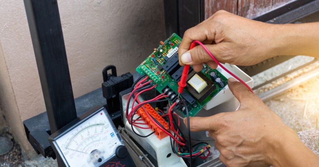 Diferença entre defeito no controle de portão automático e defeito no motor